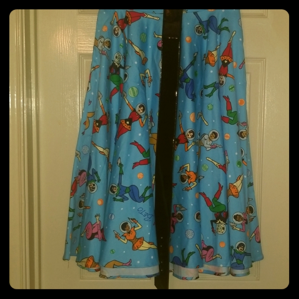 Pinup Couture Spacebabes Skirt